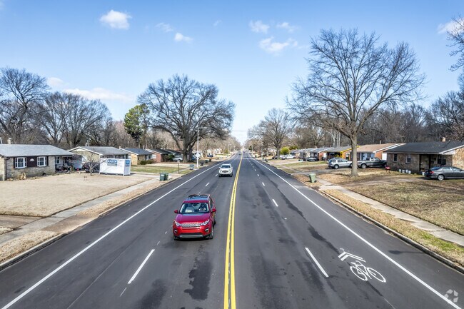 Colonial Acres has bike lanes for residents to safely ride in the streets.