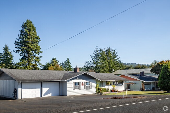 Ranch homes with single and two car garages are a common find in the neighborhood of Svensen.
