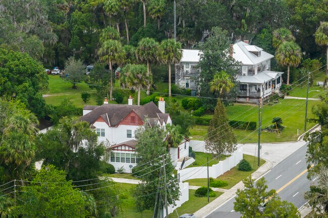This stunning row of historic homes in Reddick-McIntosh showcases the history of the area.
