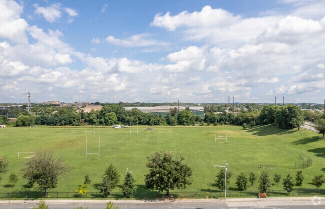 Athletic fields at Frank C Bocek Park.