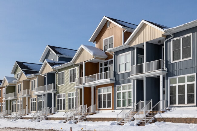 New Condos with lakefront views are a popular housing option in Marquette.