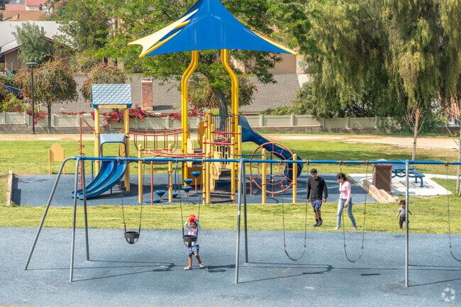 Your kids will love the playground at Hulda Crooks Park.