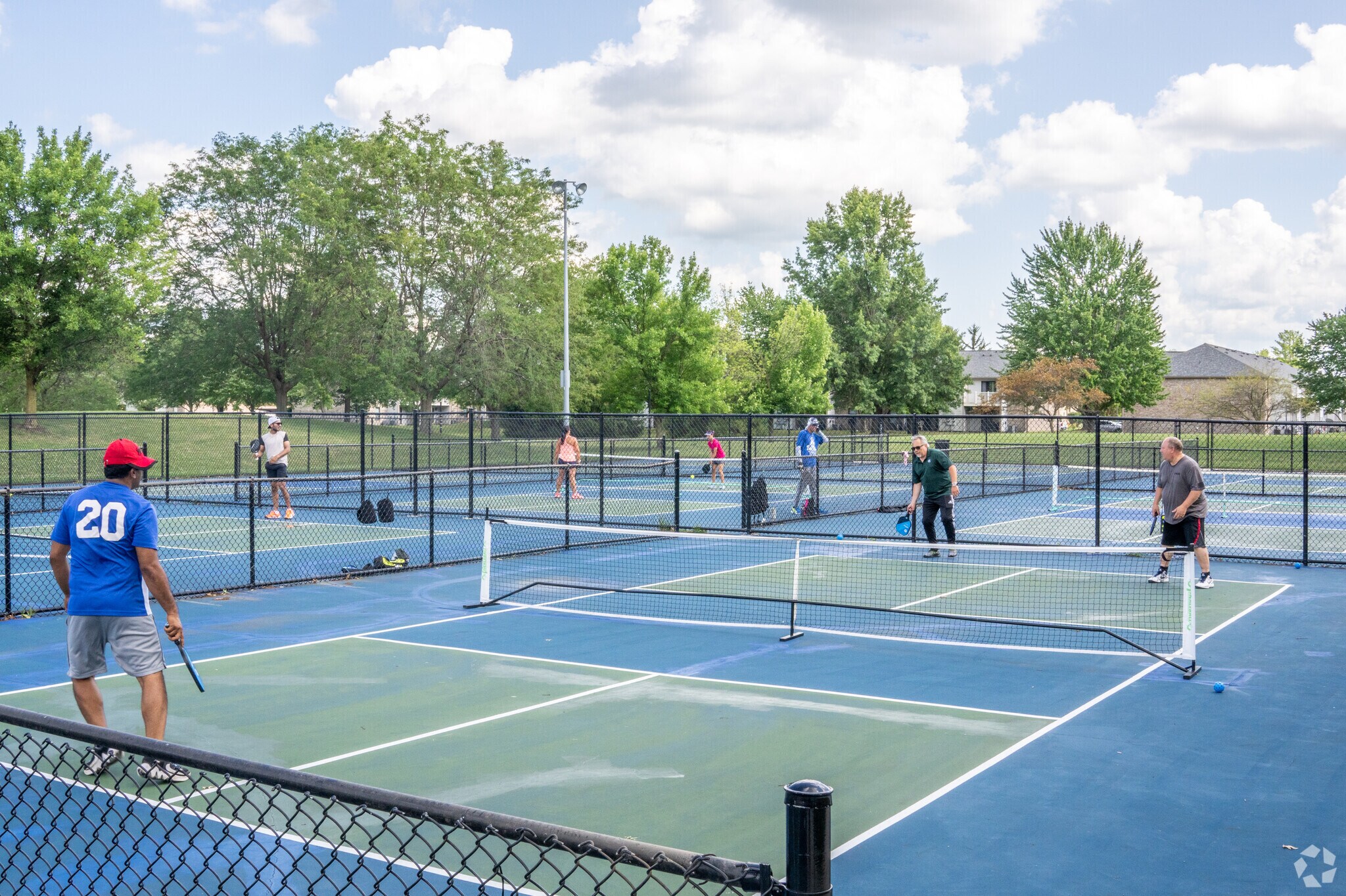 There are pickle ball leagues at McCaw Park.