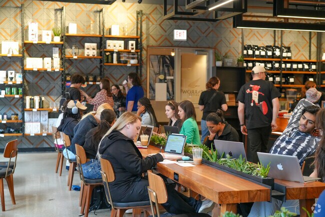 Residents of River Run enjoy heading to downtown Naperville for Sparrow Coffee.