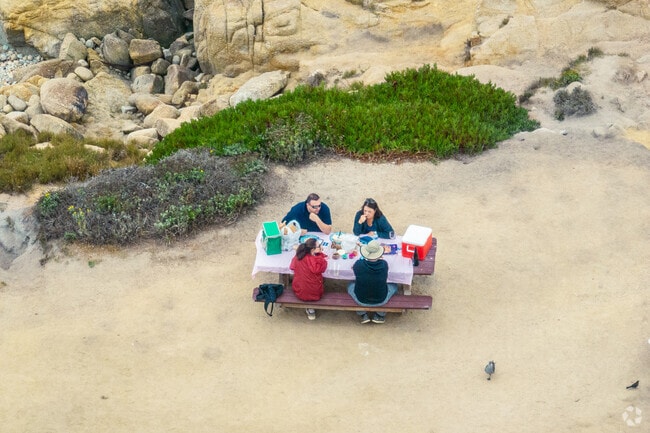 Enjoy lunch at Sunset Point in Pebble Beach, California.