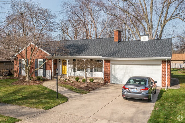 Brick ranch-style homes are common in the Eastgate neighborhood.