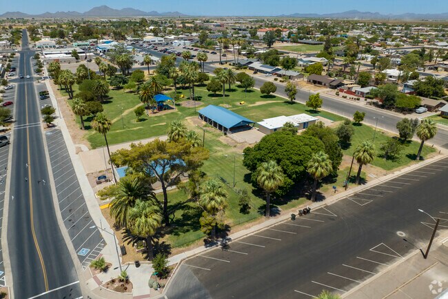 Bring the family for a day of fun and picnicking at San Carlos Park in Downtown Coolidge.