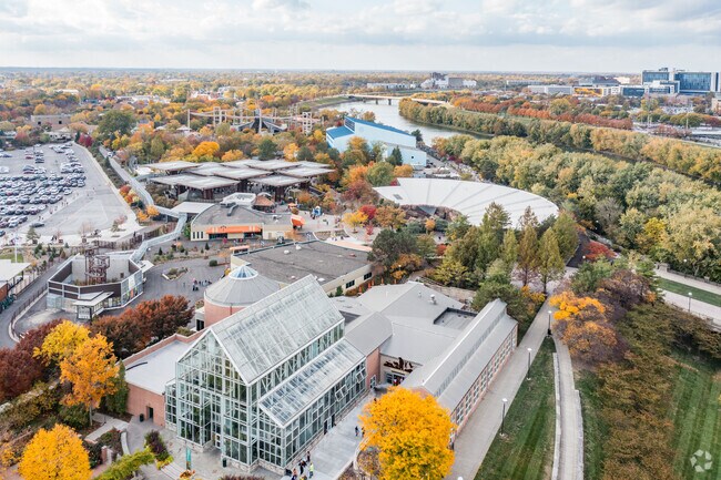 Explore the animal kingdom within Canal-White River Downtown at the Indianapolis Zoo.