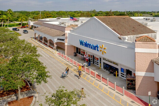 Walmart Supercenter provides every day needs to the residents of Flamingo Gardens.