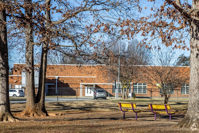 ASU Academy At Middle Fork offers a shaded area for enjoying nature and sitting.