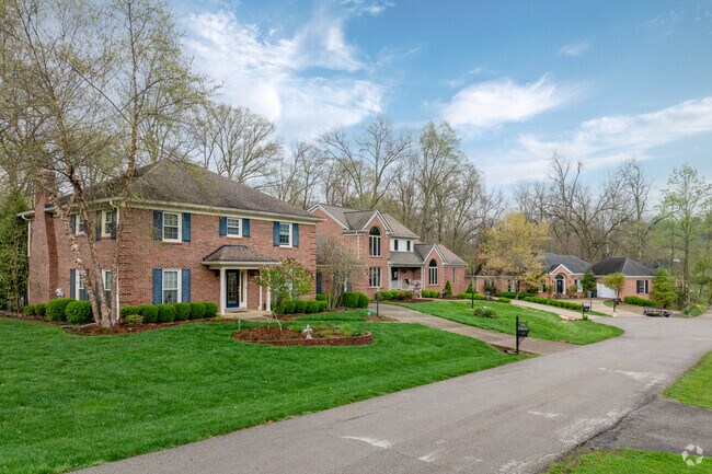 Mature trees offer a serene setting for homeowners in Prospect.