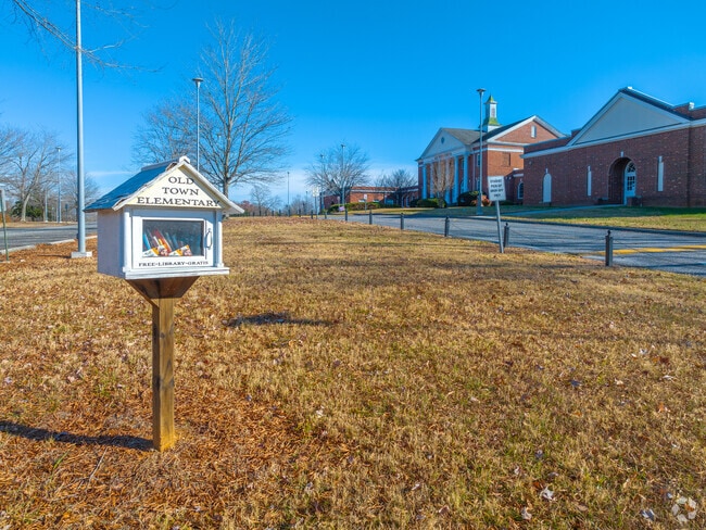 Old Town Elementary School began as a one room school house in the Bethania community.