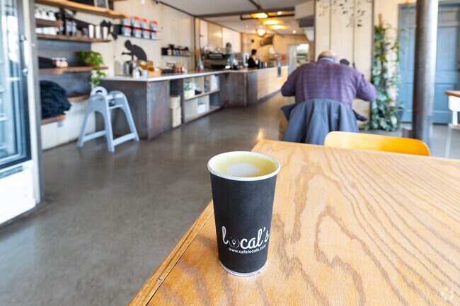 Local's in downtown Port Jefferson, adjacent to Belle Terre is a great cafe.