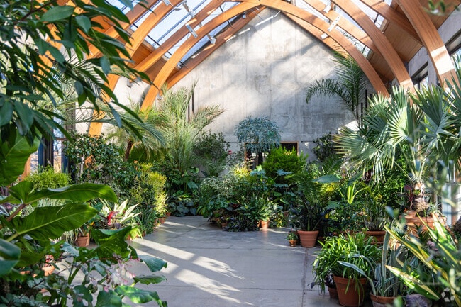 The Limonaia Conservatory is available for tours in The New England Botanic Garden.