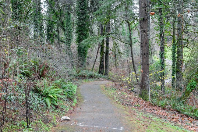Stretch your legs on the trails at Singer Creek Park on Linn Ave in Oregon City.