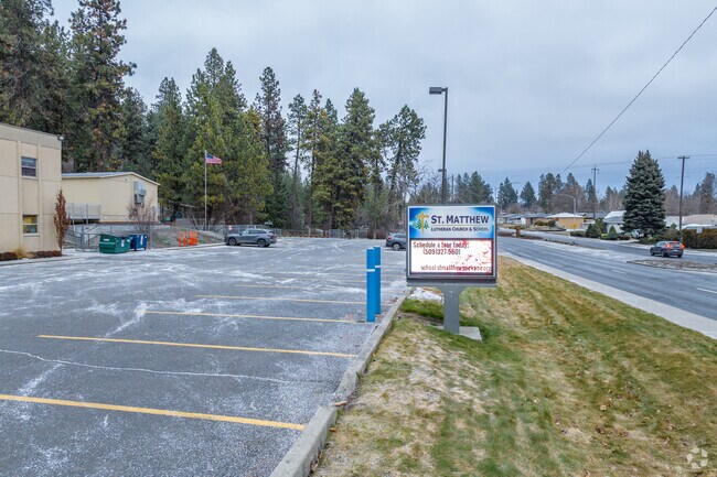 St. Matthews Lutheran School has little outdoor space for its students.