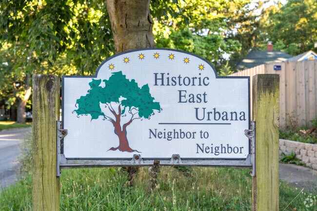 Historic East Urbana is a quiet neighborhood with many great amenities at its fingertips.