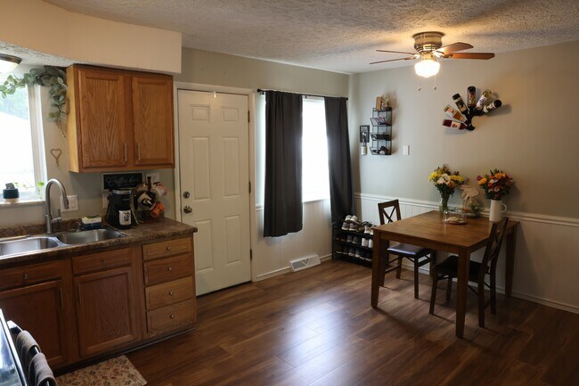 Dining room and Backdoor