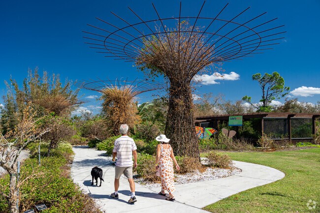 Solana is just minutes from the Peace River Botanical & Sculpture Gardens.
