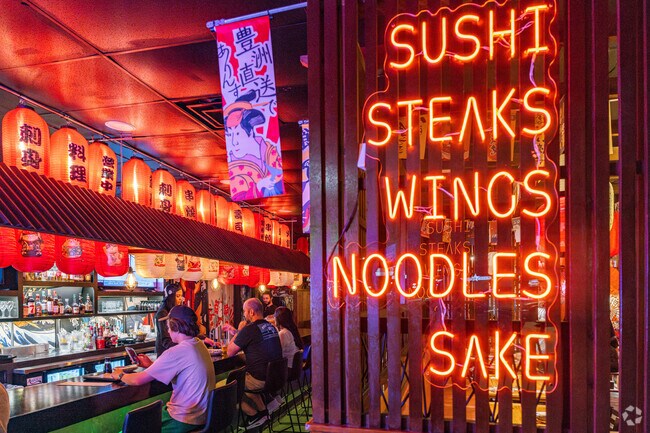 Awaji Izakaya in Walnut Creek offers a full bar and a variety of Asian cuisine.