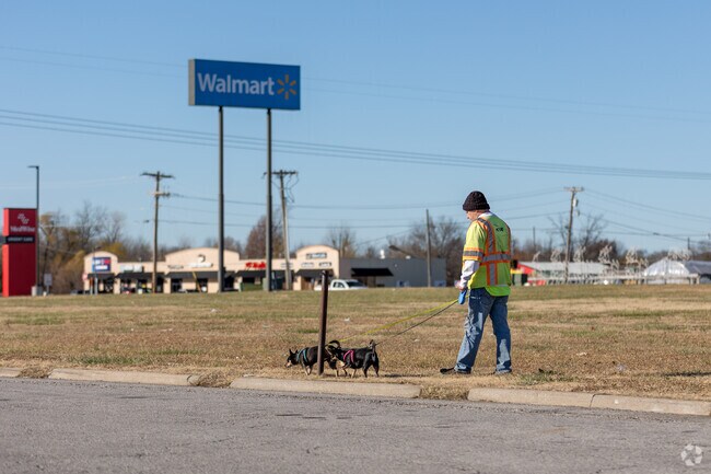 There are plenty of green spaces available for dog walkers in Central Wagoner.