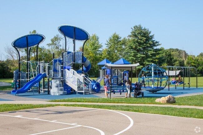Kids love the playground at Panther Park near Whitestown.