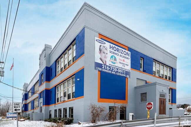 Horizon Science Academy-Denison Middle School's name gleams proudly as a symbol of education.