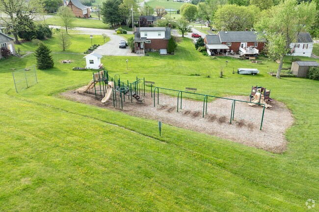 Younger kids enjoy the playground at Geibel Catholic Middle/High School.