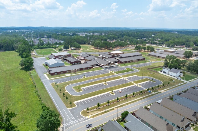 Carl Stuart Middle in Conway has ample parking.