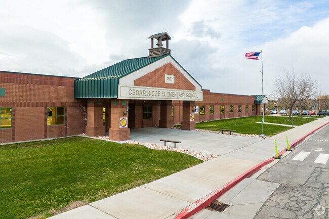 Cedar Ridge Elementary School in Cedar Hills is a highly regarded public school that offers a comprehensive education to students.
