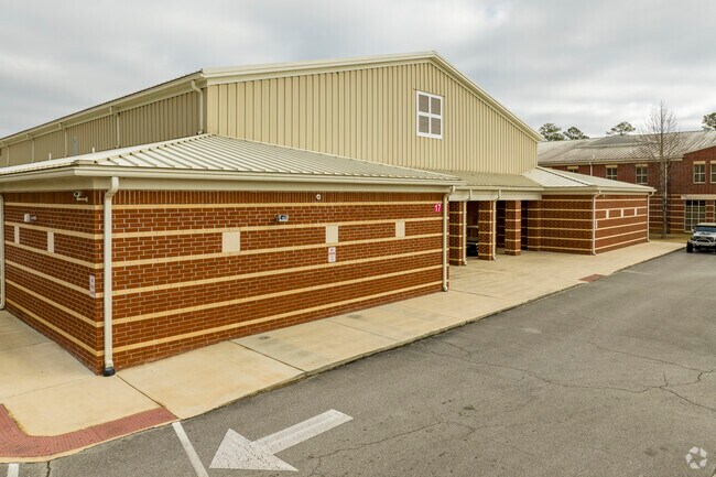 Indoor athletic facility for Full campus of Sparkman 9th Grade School in Huntsville Alabama.