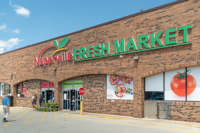 Fresh produce & international groceries are found at Naperville Fresh Market, near Hobson West.