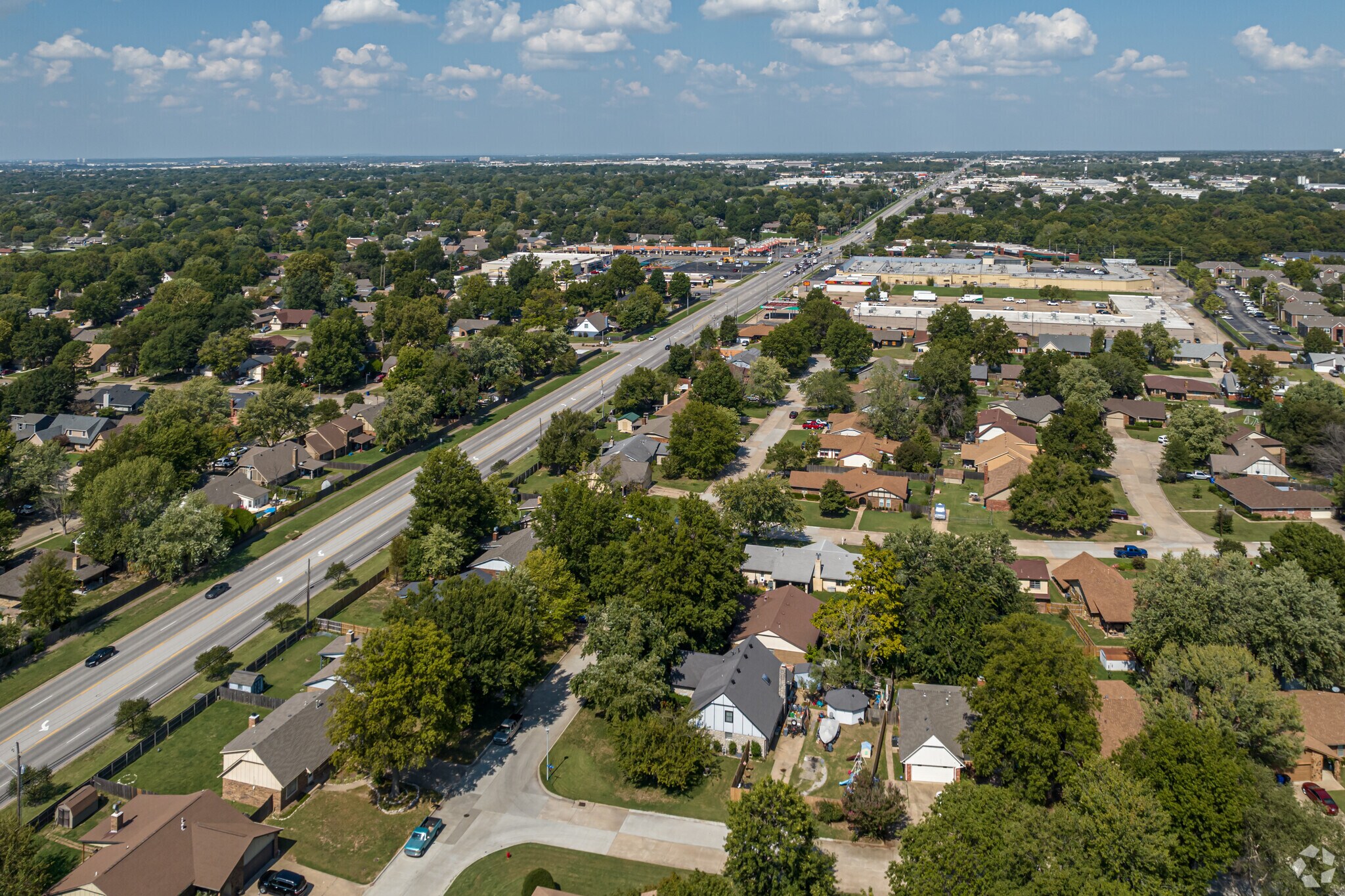 The Wedgewood South neighborhood lies 20 minutes southeast of Tulsa.