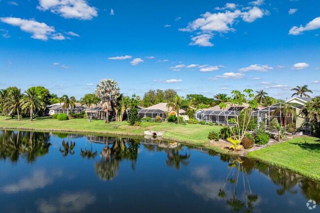 Briarwood offers scenic surroundings with lakes and tropical landscaping.