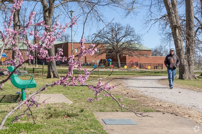 Take a walk along the miles of paths at Reed Park in Red Fork.