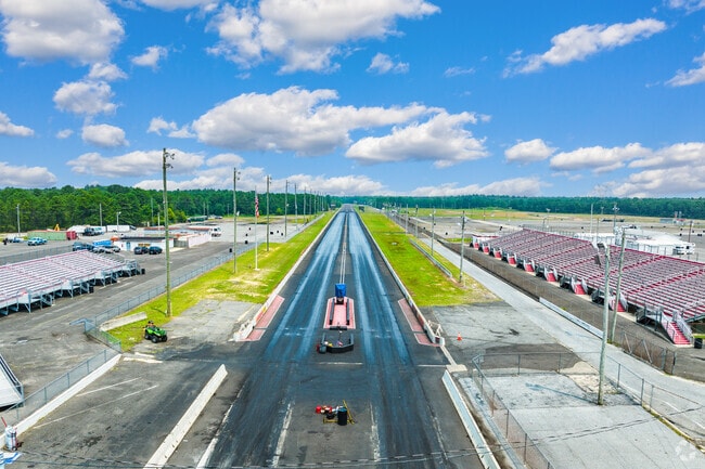 The former Atco Dragway site remains a landmark in Waterford Township.