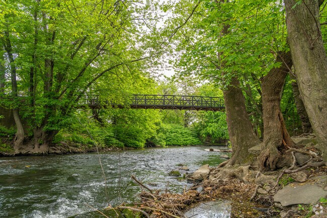 Take a stroll along the Saddle River in First Street Park in Lodi.