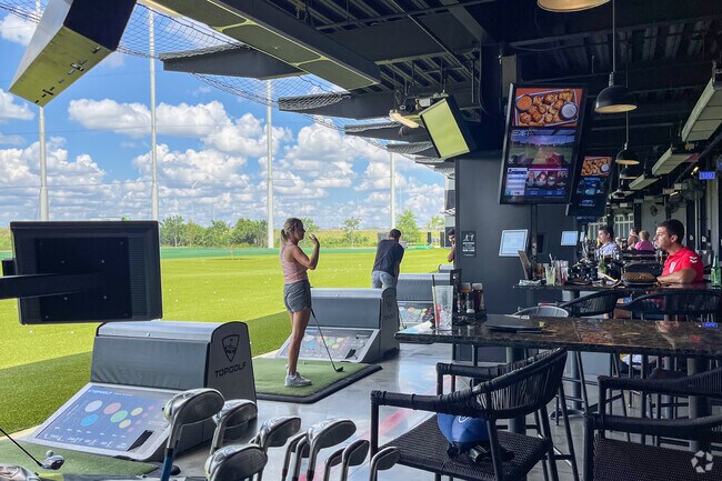 Top Golf is only a few minutes' drive from the Sierra Mirada neighborhood in Miami.