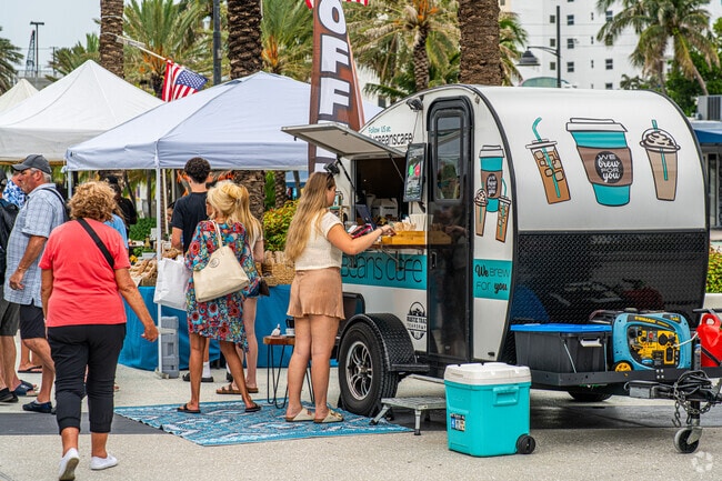 Fresh produce and handmade crafts are highlights at the Saturday MKT in Fort Lauderdale.