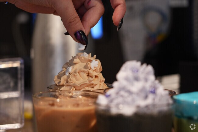 Enjoy The Roasted Beans seasonal coffee flights in North Bristol.