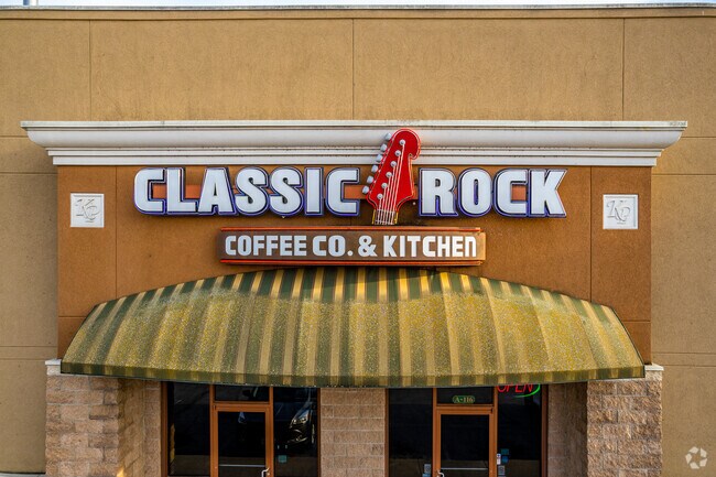 Classic Rock Coffee Co in the Sherwood Neighborhood is a popular choice among residents.