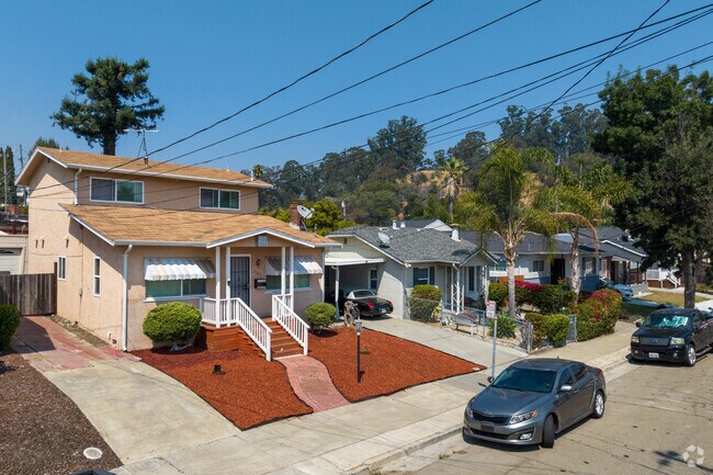 The diverse range of home styles in Foothill Square contributes to the unique atmosphere.