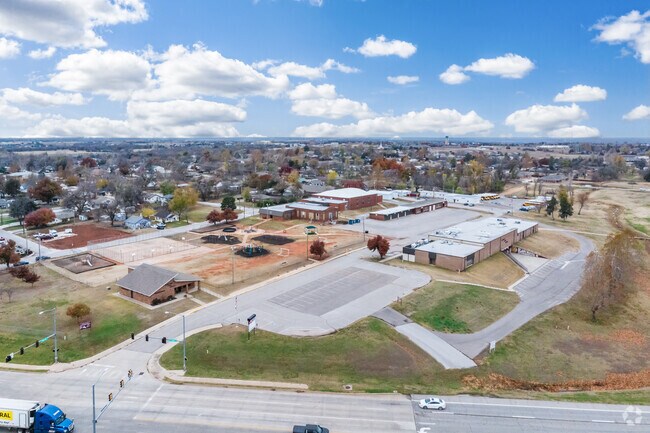 Blanchard Intermediate School is next to the middle school.