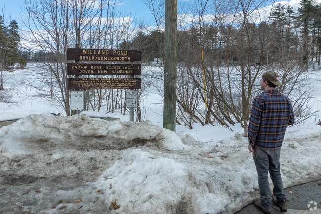 Willand Pond in Somersworth is a popular spot for locals to relax and walk around on their lunch breaks.