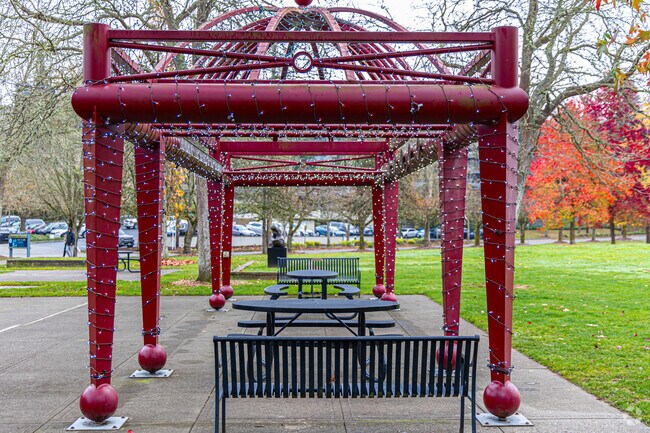 Mercerdale Park is in the heart of Mercer Island with lots of open space to enjoy.