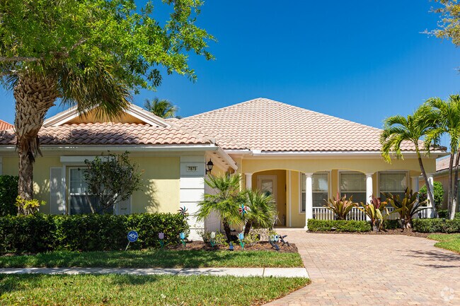 Spanish tile roofs and covered front porches are a nice addition to homes in Verona Walk.