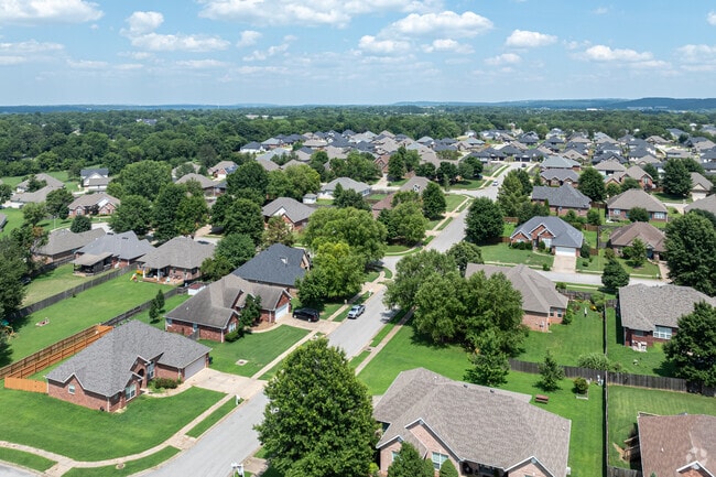 White Rock is where newly built homes & subdivisions meet rural lanes & rolling hills of NWA.