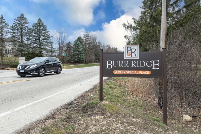 Burr Ridge, founded in 1956, has a current population of around 11,500.
