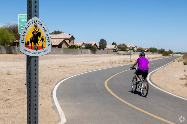 Enjoy a bike ride on the Juan Bautista De Anza National Historic Trail, AKA the Loop Trail near the Continental Reserve neighborhood.