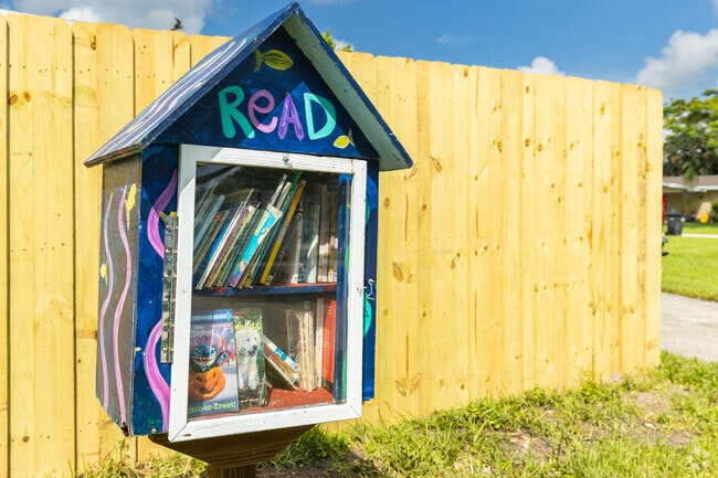You can easily find a Little Library in the corner of your street in Dania Beach, FL.